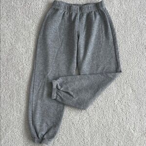 Girls Firehouse Push Up Jogger Sweatpants - Gray - size small